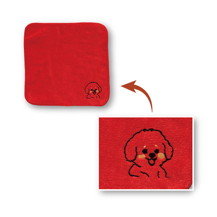 刺繍タオル 豆原一成