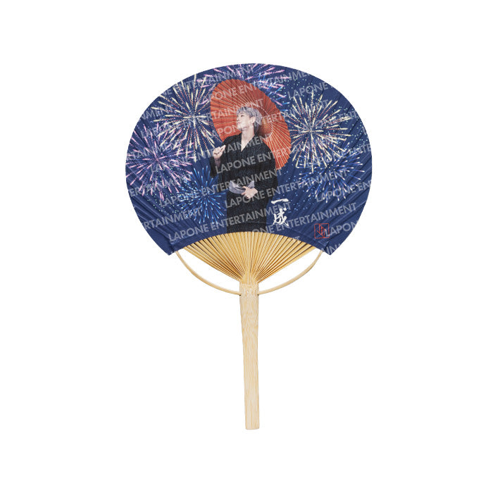 竹うちわ 豆原一成