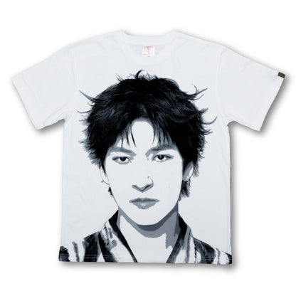 うりざね顔川柳Tシャツ　金城碧海