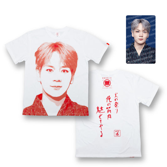 うりざね顔川柳Tシャツ　豆原一成